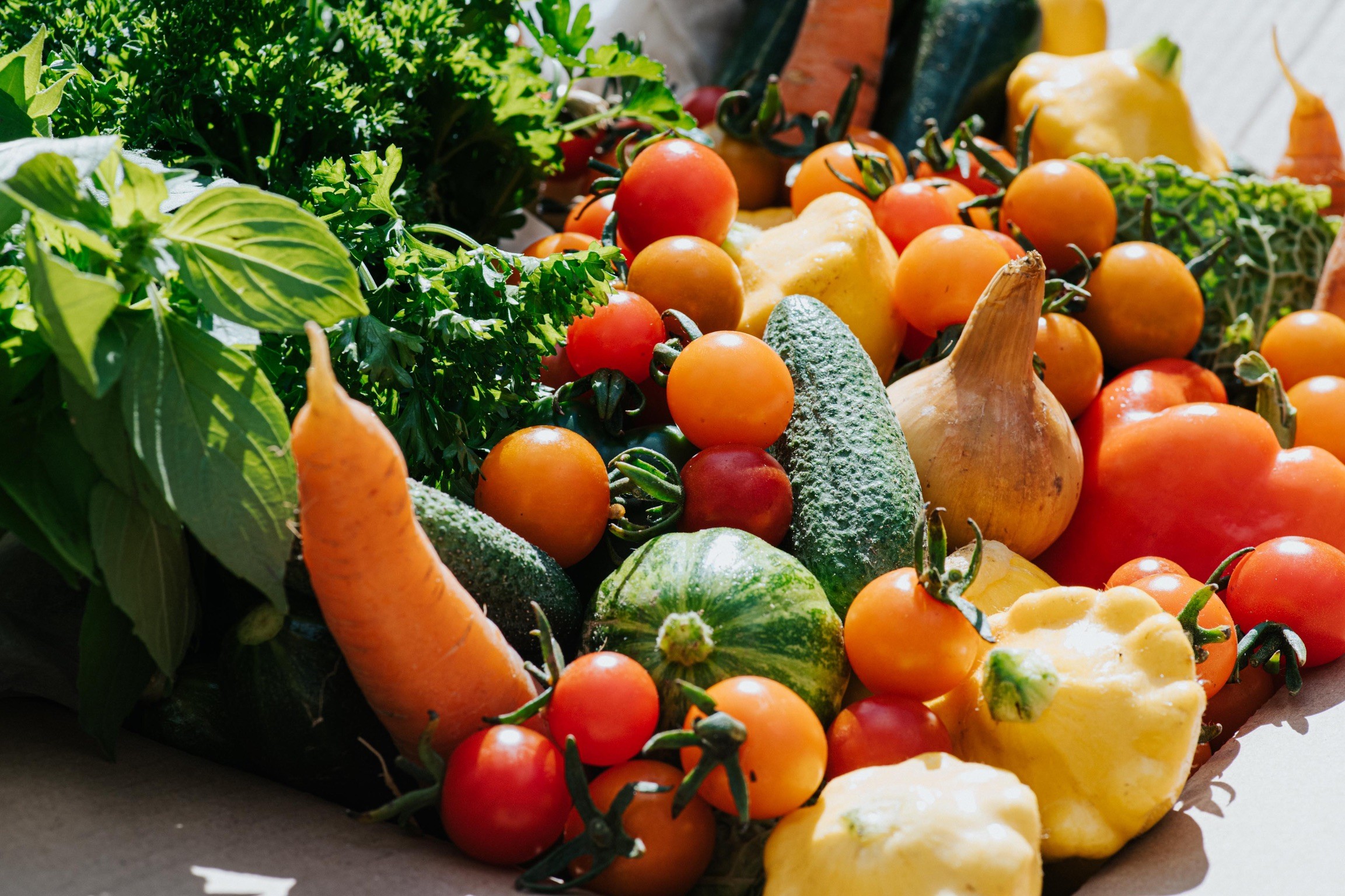 Order a medium vegetable box